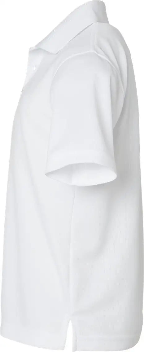 Paragon 108y Youth Saratoga Performance Mini Mesh Polo - White