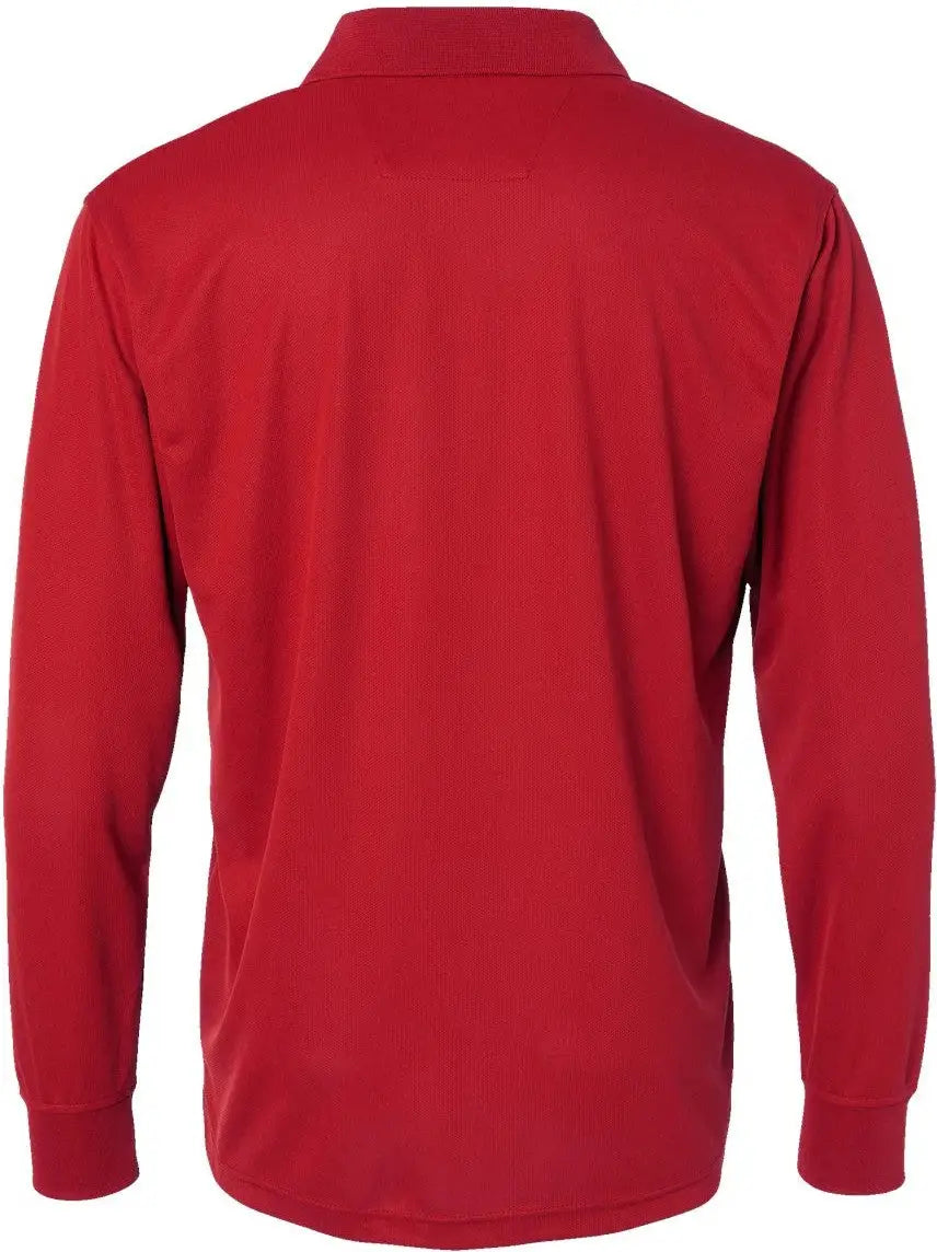 Paragon 110 Prescott Long Sleeve Polo - Red