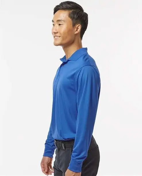 Paragon 110 Prescott Long Sleeve Polo - Royal