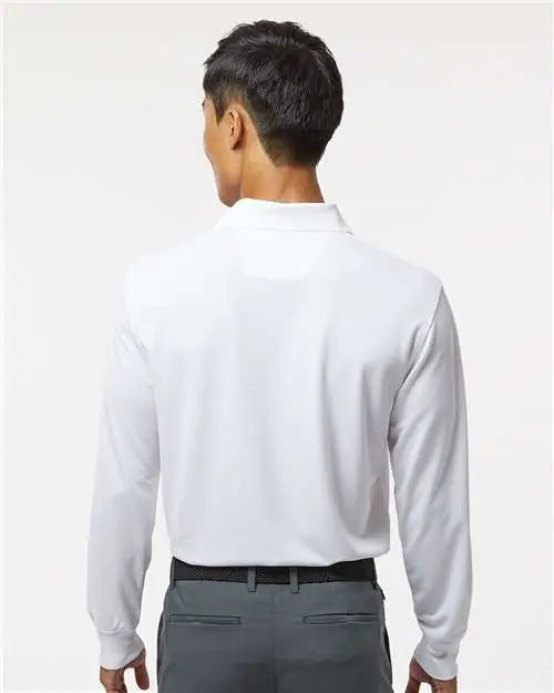 Paragon 110 Prescott Long Sleeve Polo - White