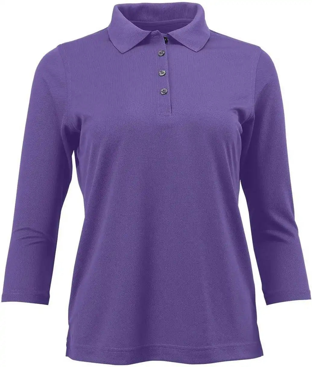 Paragon 120 Ladies 3/4 Sleeve Sport Shirt Grape