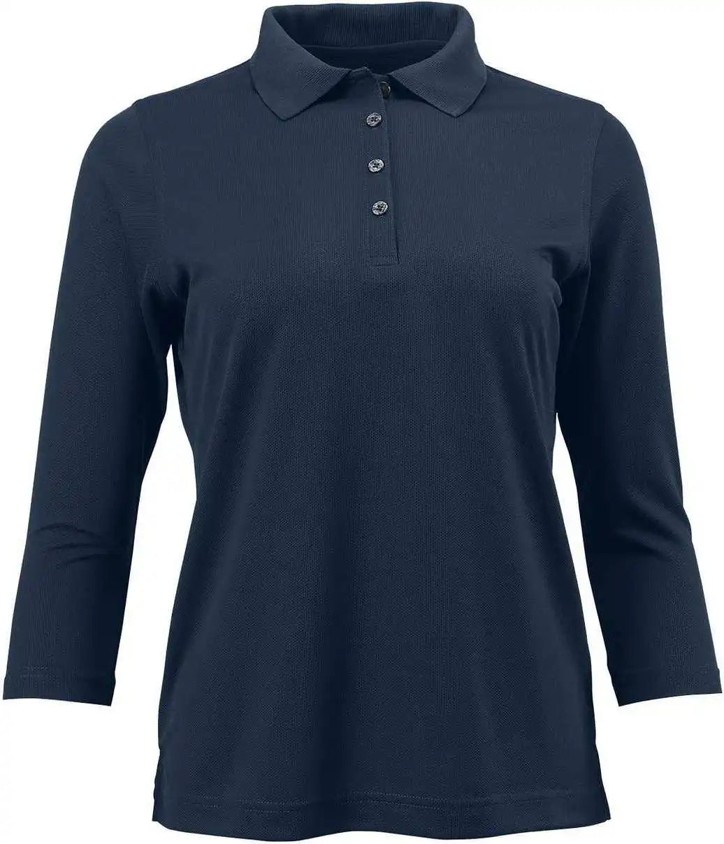 Paragon 120 Ladies 3/4 Sleeve Sport Shirt Navy