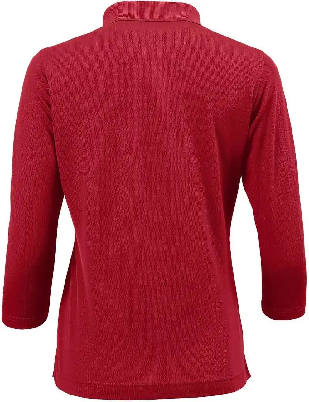 Paragon 120 Ladies 3/4 Sleeve Sport Shirt Red