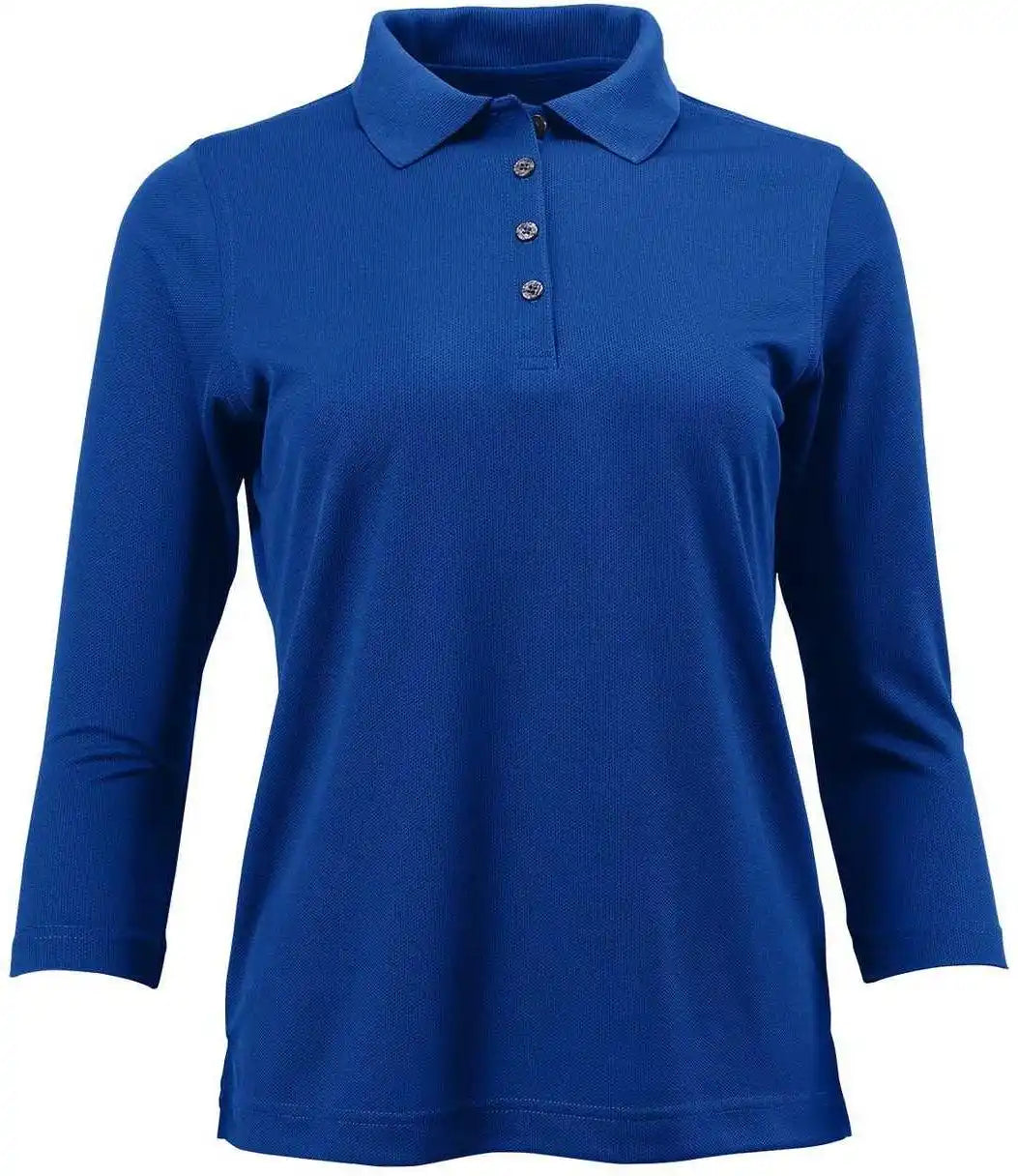 Paragon 120 Ladies 3/4 Sleeve Sport Shirt - Royal