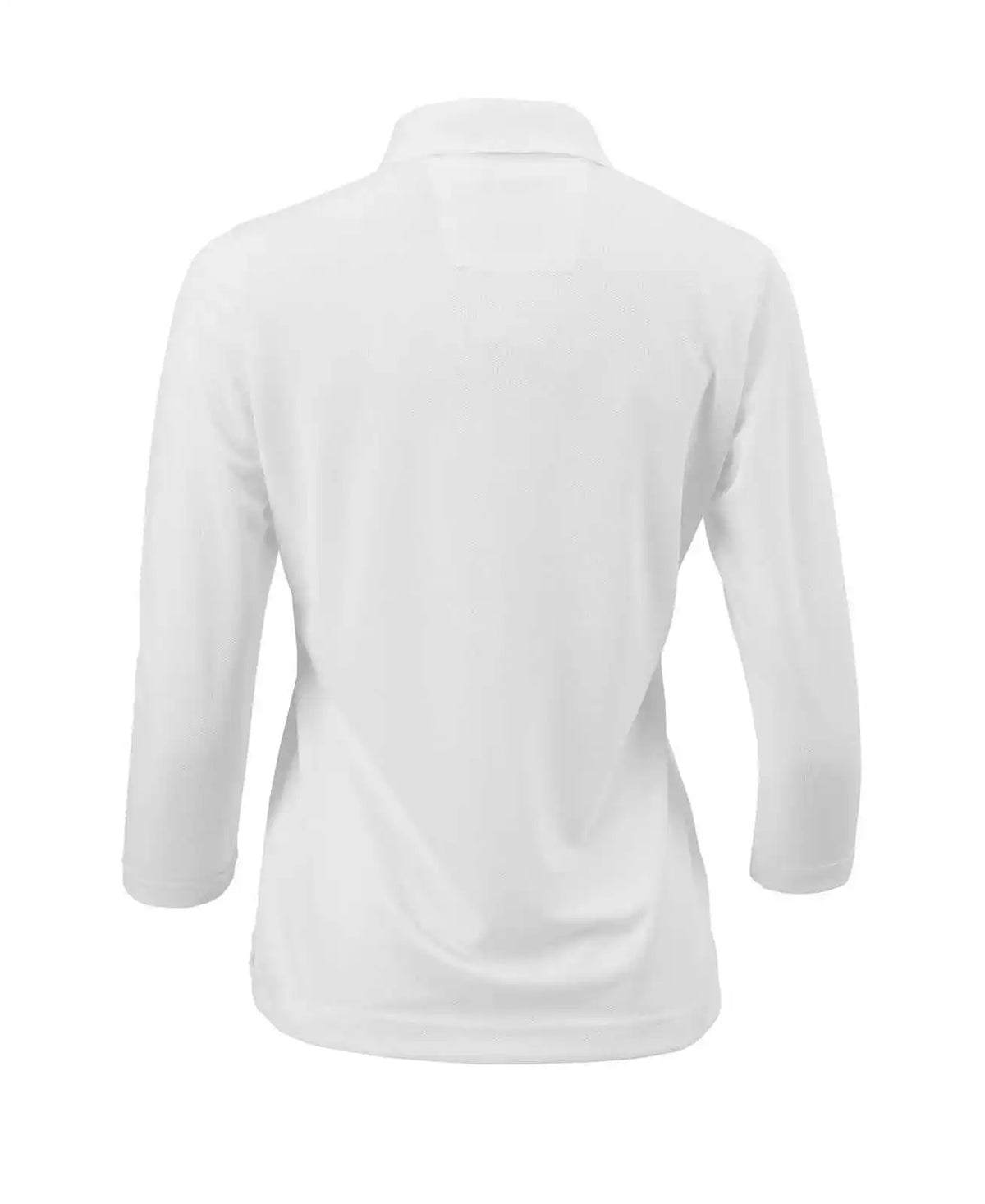 Paragon 120 Ladies 3/4 Sleeve Sport Shirt White