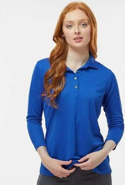 Paragon 120 Women’s Lady Palm Three-quarter Sleeve Polo - Royal