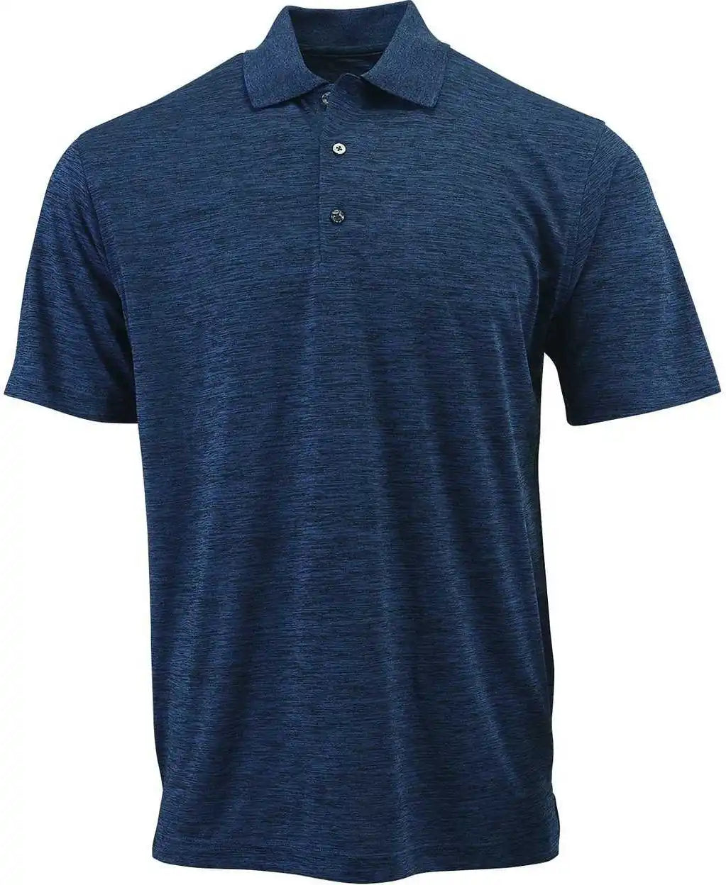 Paragon 130 Adult Performance Striated Polo - Deep Blue Heather