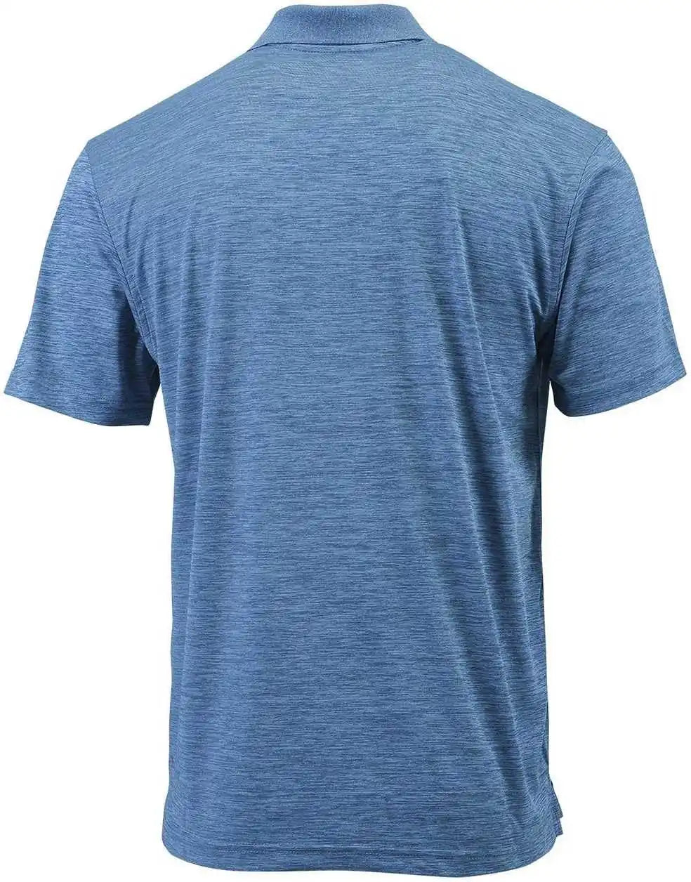 Paragon 130 Adult Performance Striated Polo - Peri Blue Heather