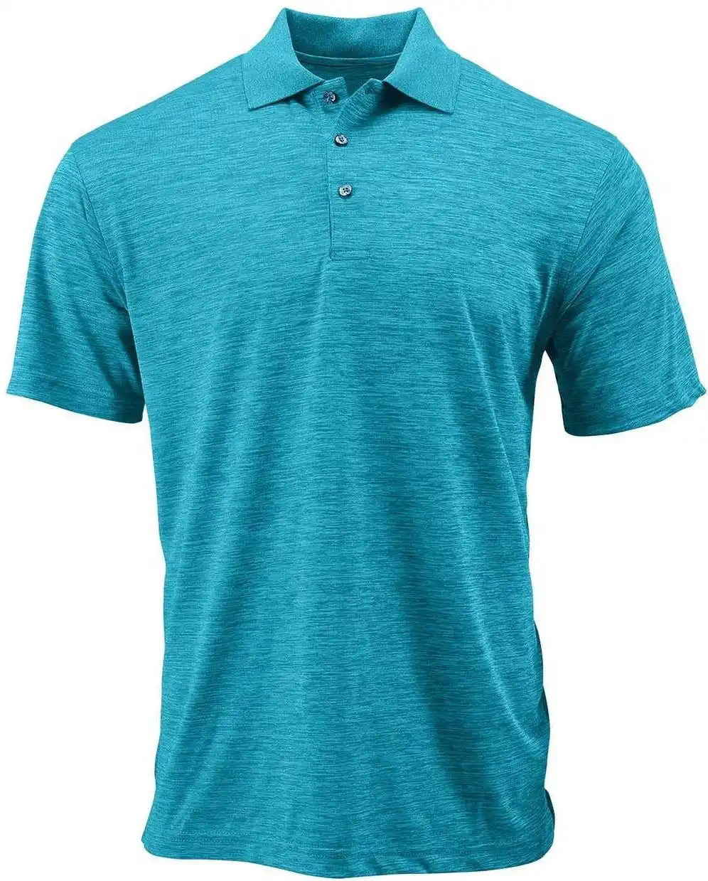 Paragon 130 Adult Performance Striated Polo Turquoise Heather