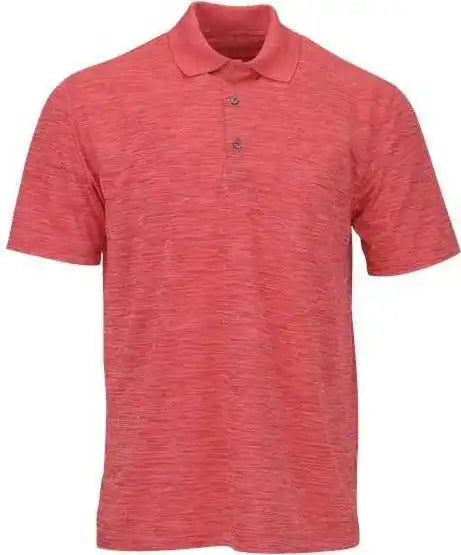 Paragon 130 Dakota Striated Heather Polo - Crimson