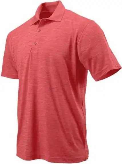 Paragon 130 Dakota Striated Heather Polo - Crimson