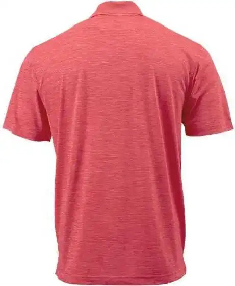 Paragon 130 Dakota Striated Heather Polo - Crimson
