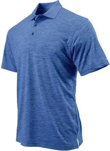 Paragon 130 Dakota Striated Heather Polo - Sky Blue