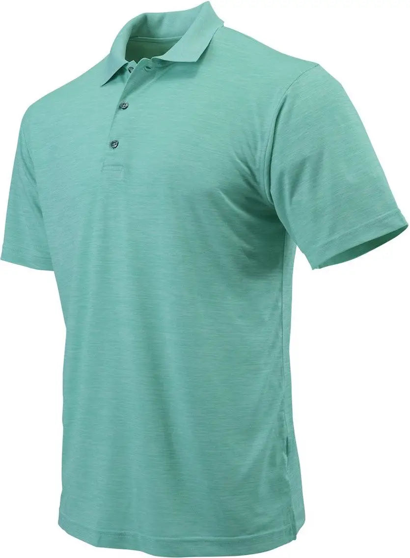 Paragon 130 Dakota Striated Heather Polo - Surf Green - Adult s