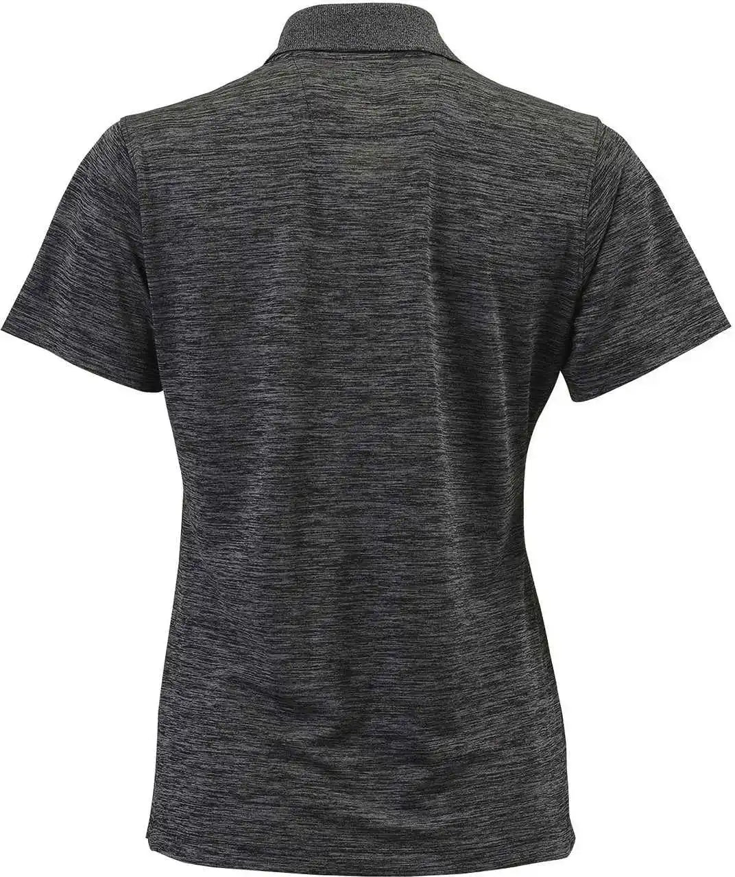 Paragon 131 Ladies Performance Striated Polo - Black Heather