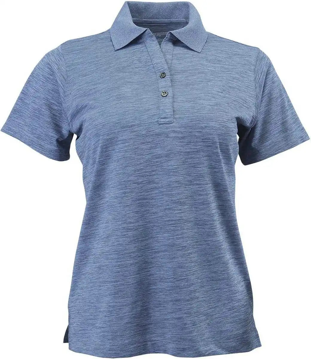 Paragon 131 Ladies Performance Striated Polo Peri Blue Heather