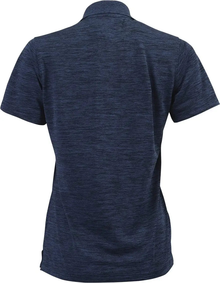 Paragon 131 Women’s Dakota Striated Heather Polo - Deep Blue