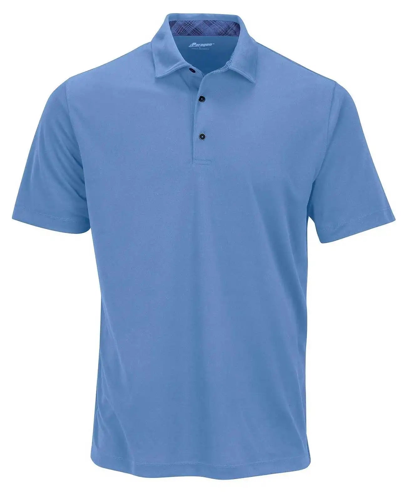 Paragon 150 Memphis Mens Sueded Polo - Light Blue
