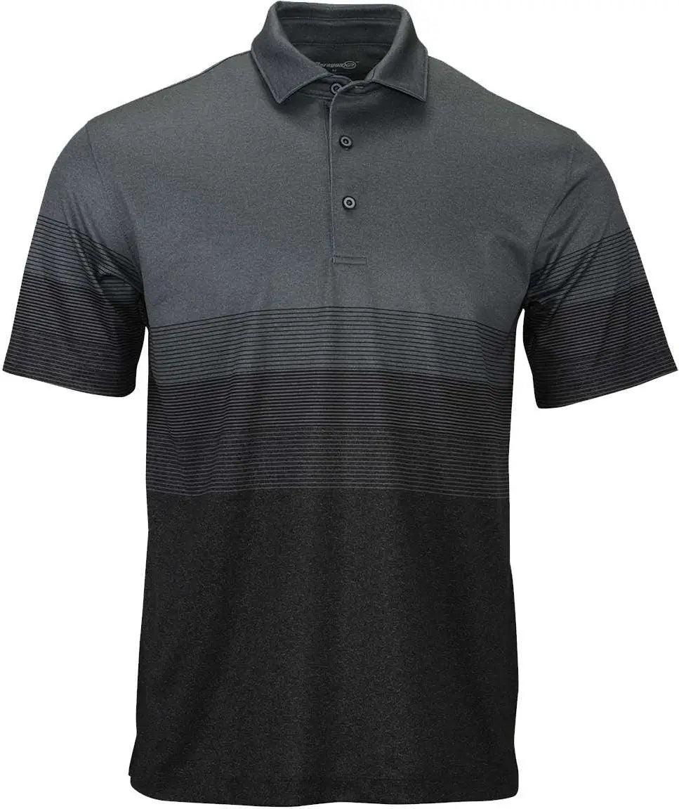 Paragon 153 Belmont Sublimated Heathered Polo - Grey Heather