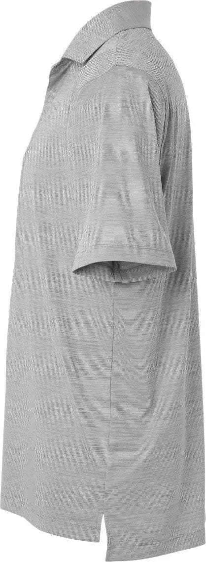 Paragon 162 Men’s Bohemian Striped Heather Performance Polo - Black