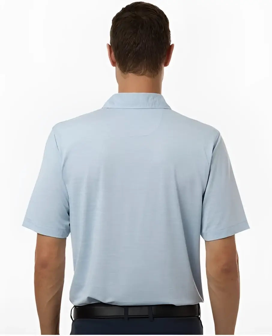 Paragon 162 Men’s Bohemian Striped Heather Performance Polo - Carolina