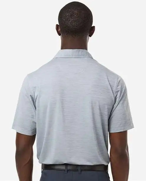 Paragon 162 Men’s Bohemian Striped Heather Performance Polo - Navy