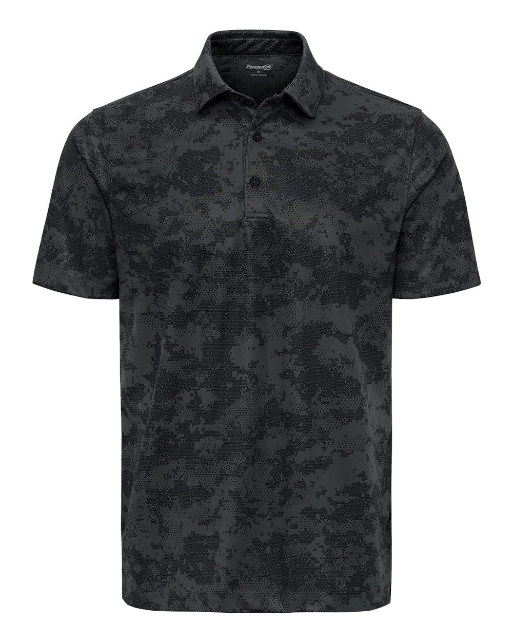 Paragon 171 Monterey Printed Polo - Black