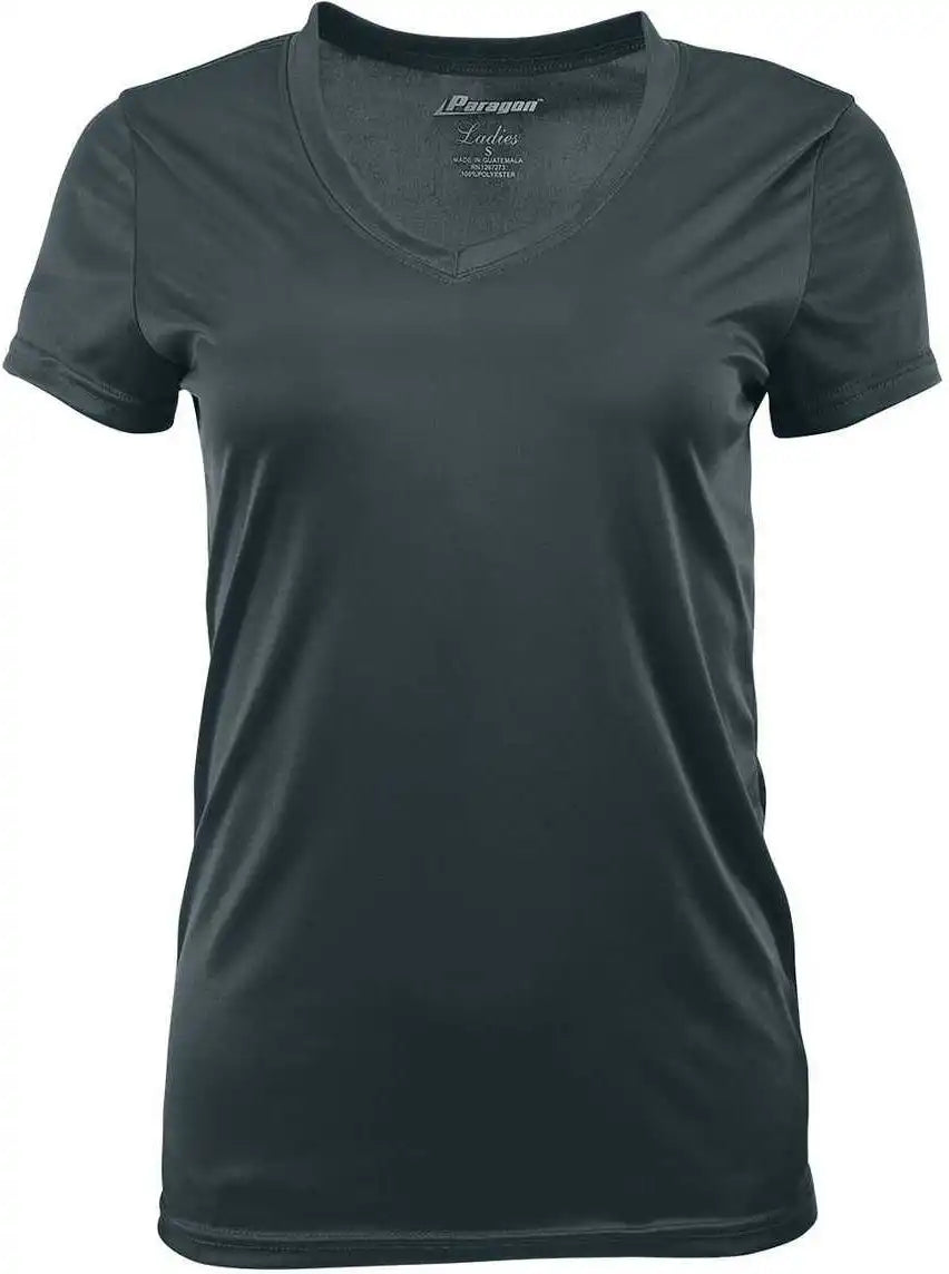 Paragon 203 Ladies V-neck Performance Tee - Graphite