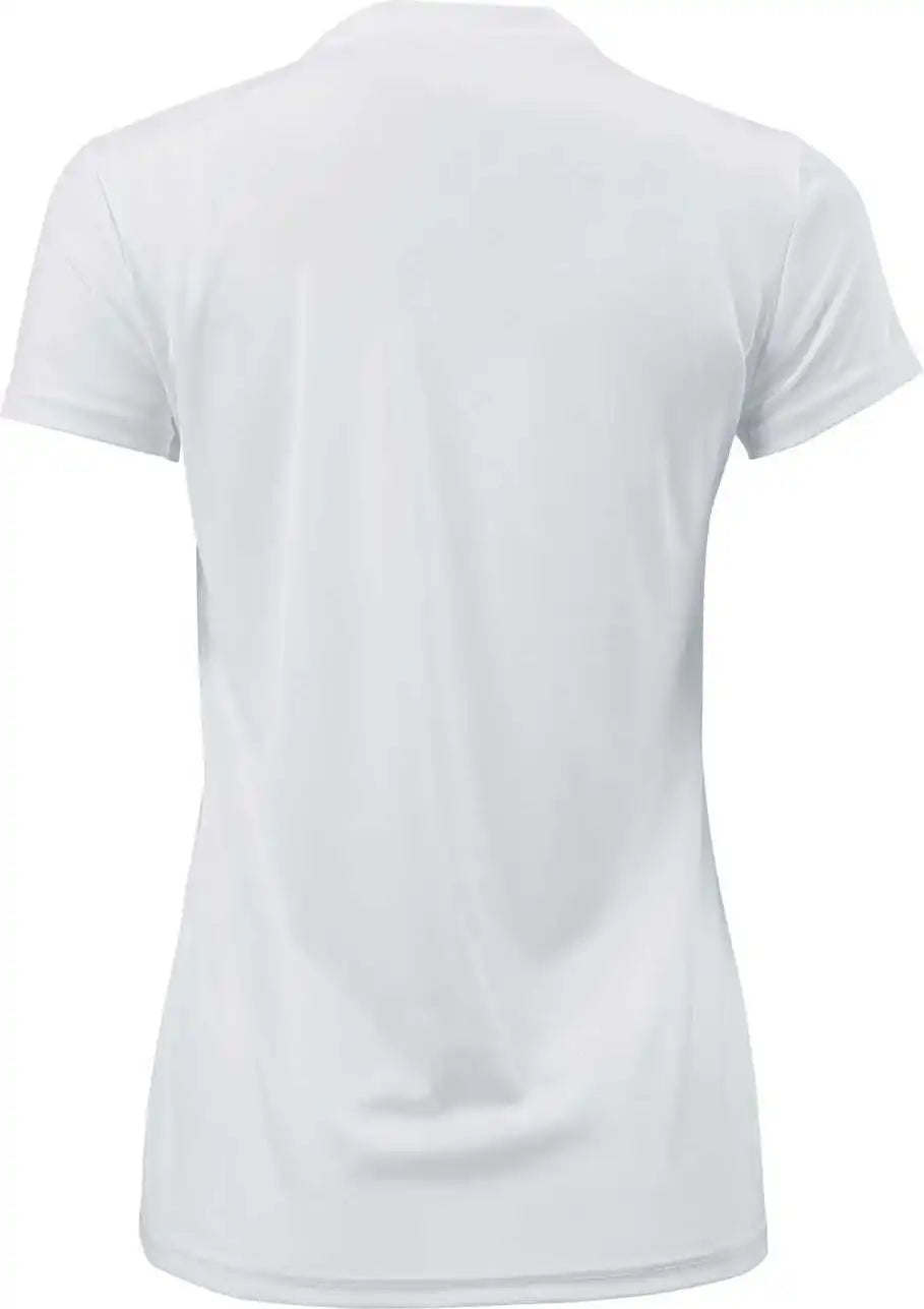 Paragon 203 Ladies v Neck Performance Tee White