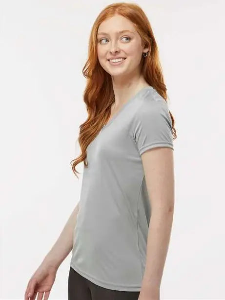 Paragon 203 Women’s Vera V-neck T-shirt - Medium Grey