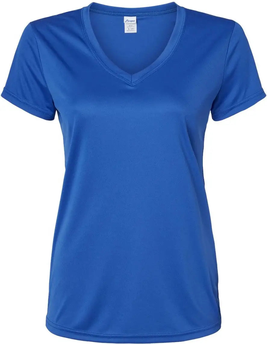 Paragon 203 Women’s Vera V-neck T-shirt - Royal - Ladies Xs