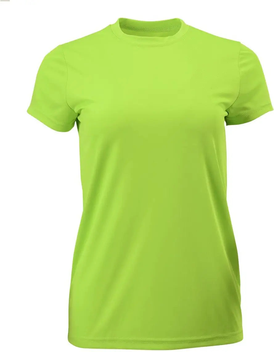 Paragon 204 Women’s Islander Performance T-shirt - Neon Lime - Ladies Xs