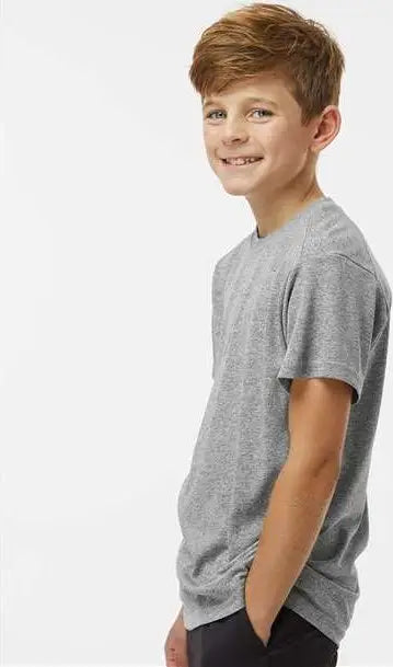 Paragon 208y Youth Islander Performance T-shirt - Heather Grey
