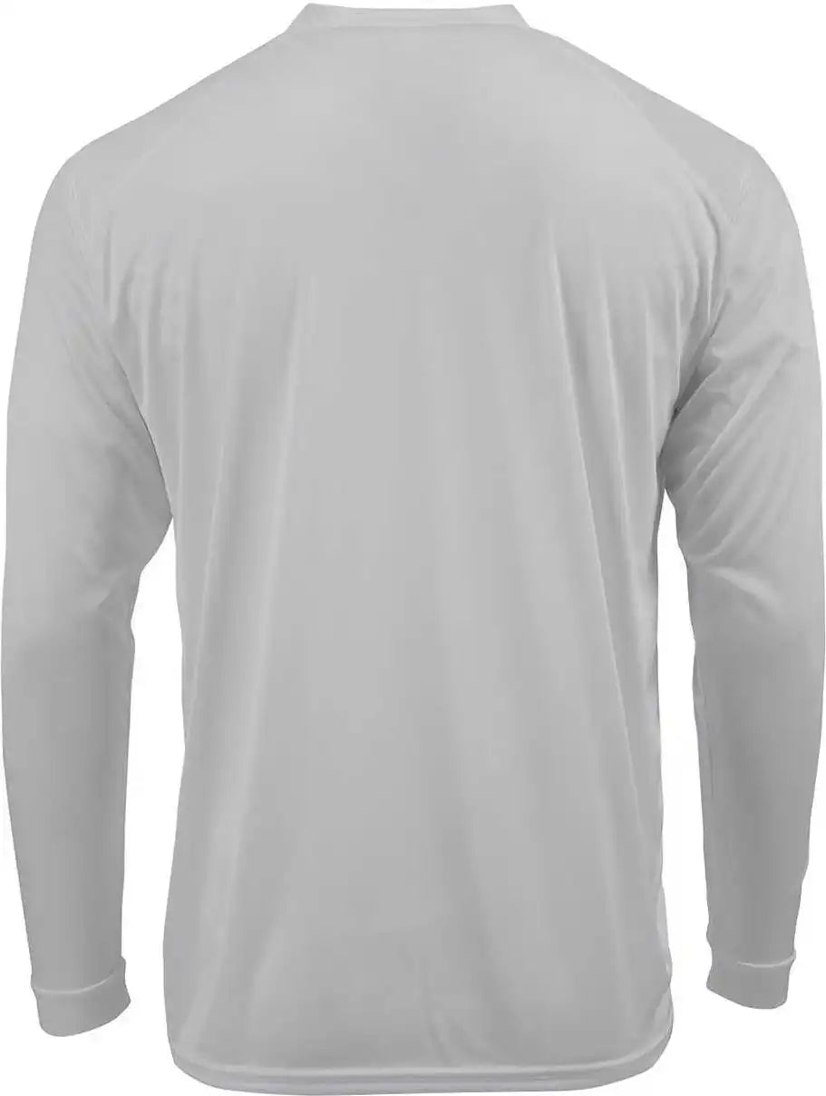 Paragon 210 Adult Long Sleeve Performance Tee Aluminum