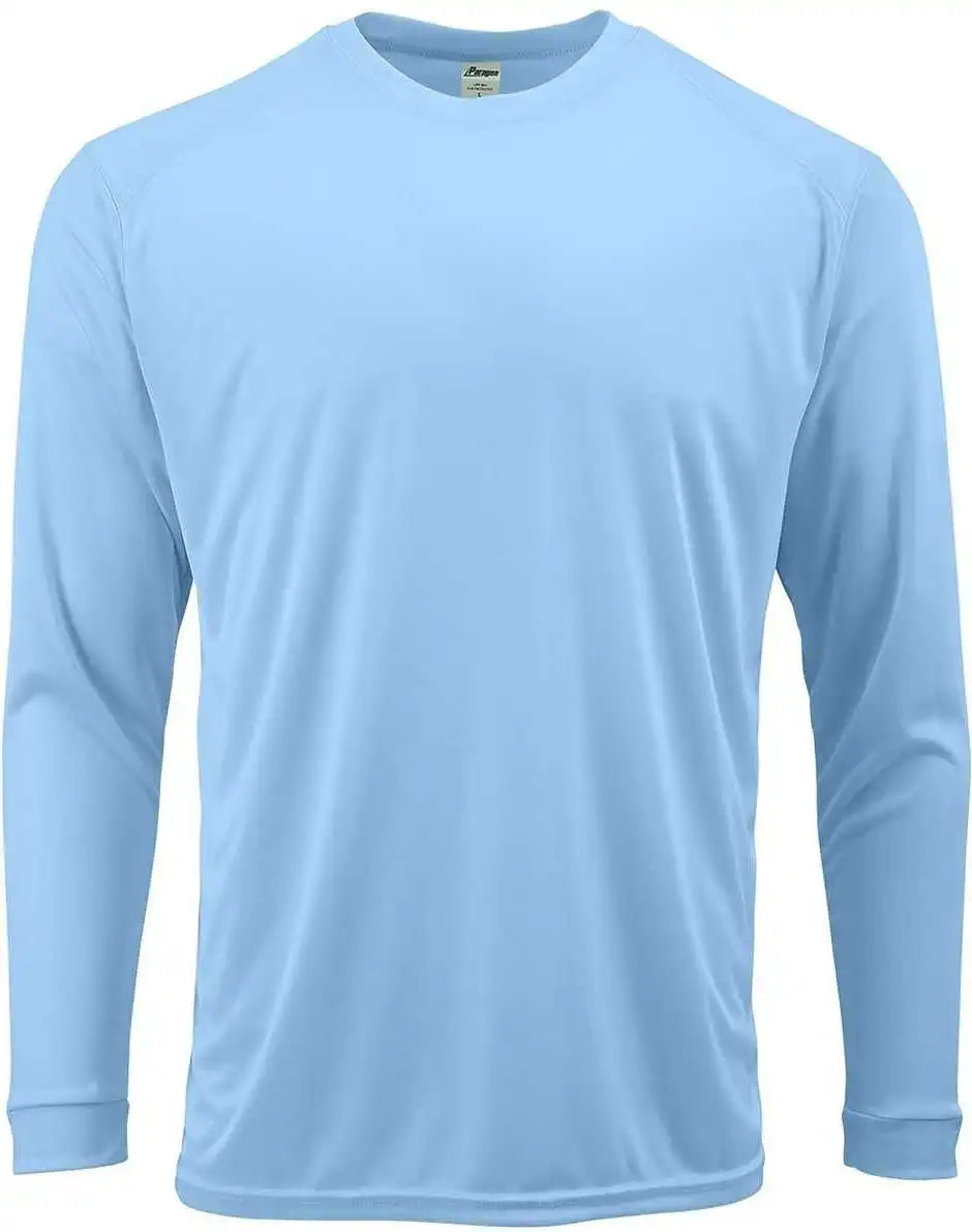 Paragon 210 Adult Long Sleeve Performance Tee Blue Mist