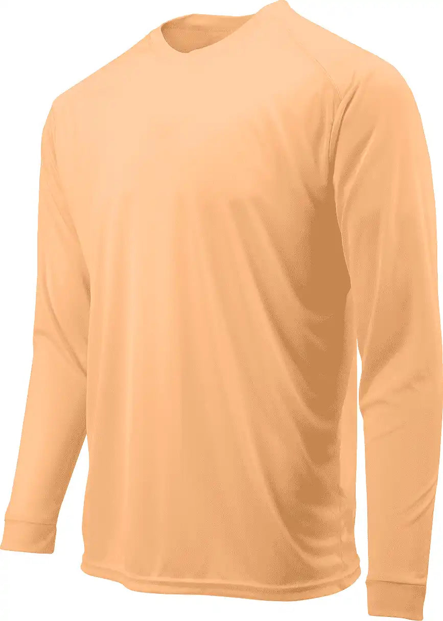 Paragon 210 Adult Long Sleeve Performance Tee Coral