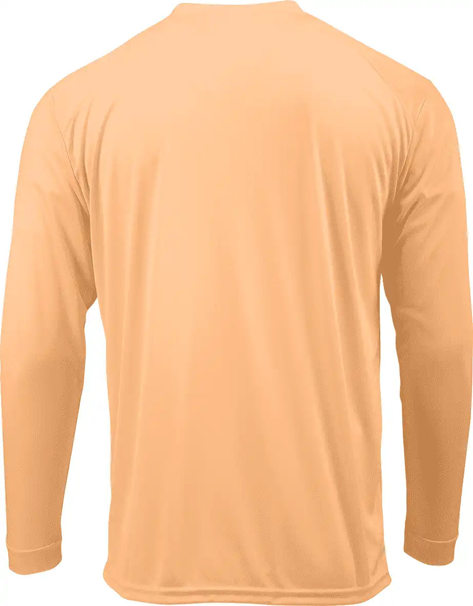 Paragon 210 Adult Long Sleeve Performance Tee Coral