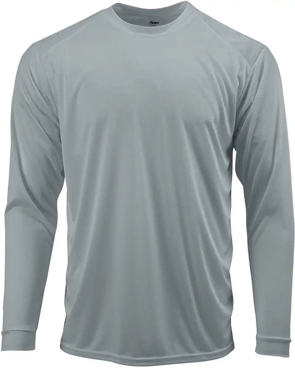 Paragon 210 Adult Long Sleeve Performance Tee Medium Gray