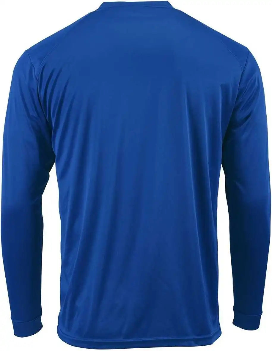 Paragon 210 Adult Long Sleeve Performance Tee Royal