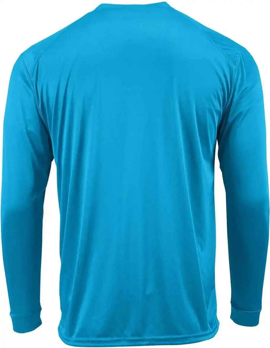Paragon 210 Adult Long Sleeve Performance Tee Turquoise