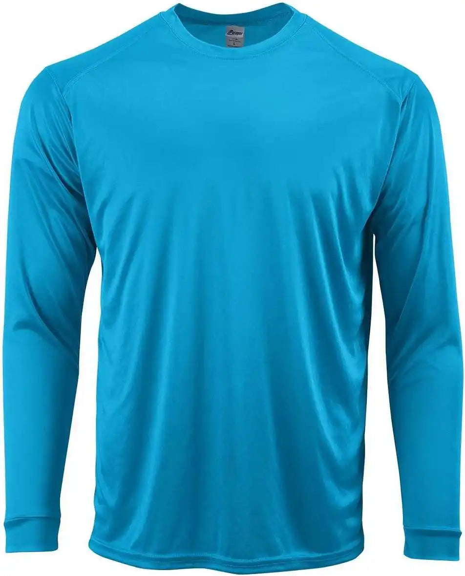 Paragon 210 Adult Long Sleeve Performance Tee Turquoise