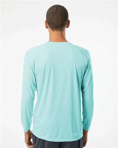 Paragon 210 Long Islander Performance Sleeve T-shirt - Aqua Blue