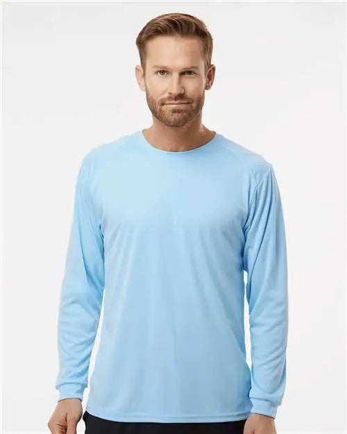 Paragon 210 Long Islander Performance Sleeve T-shirt - Blue Mist