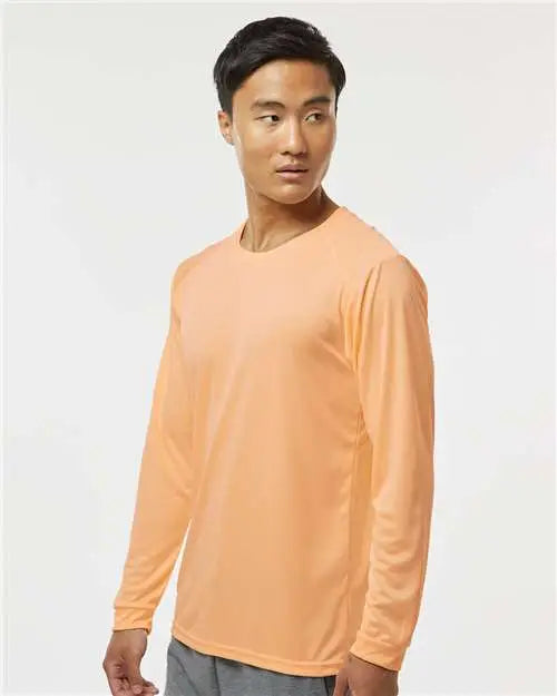 Paragon 210 Long Islander Performance Sleeve T-shirt - Coral