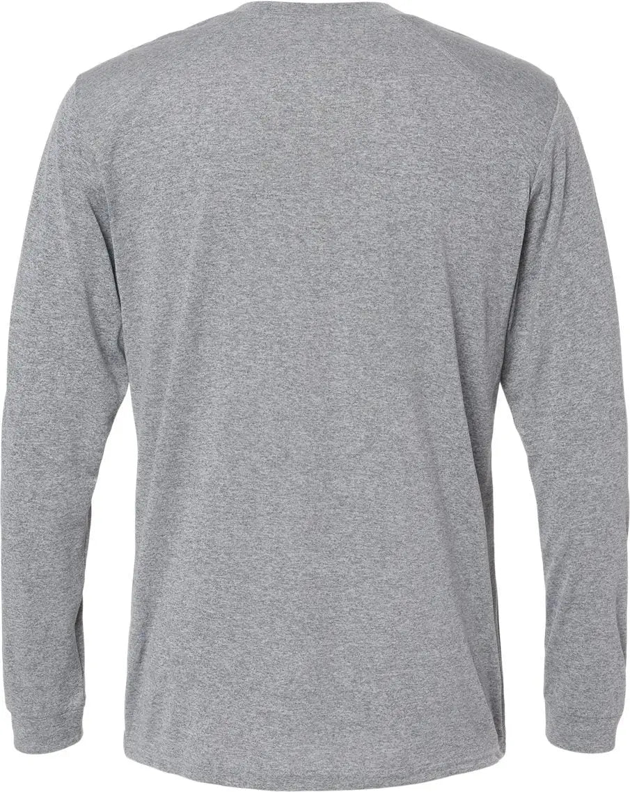 Paragon 210 Long Islander Performance Sleeve T-shirt - Heather Grey