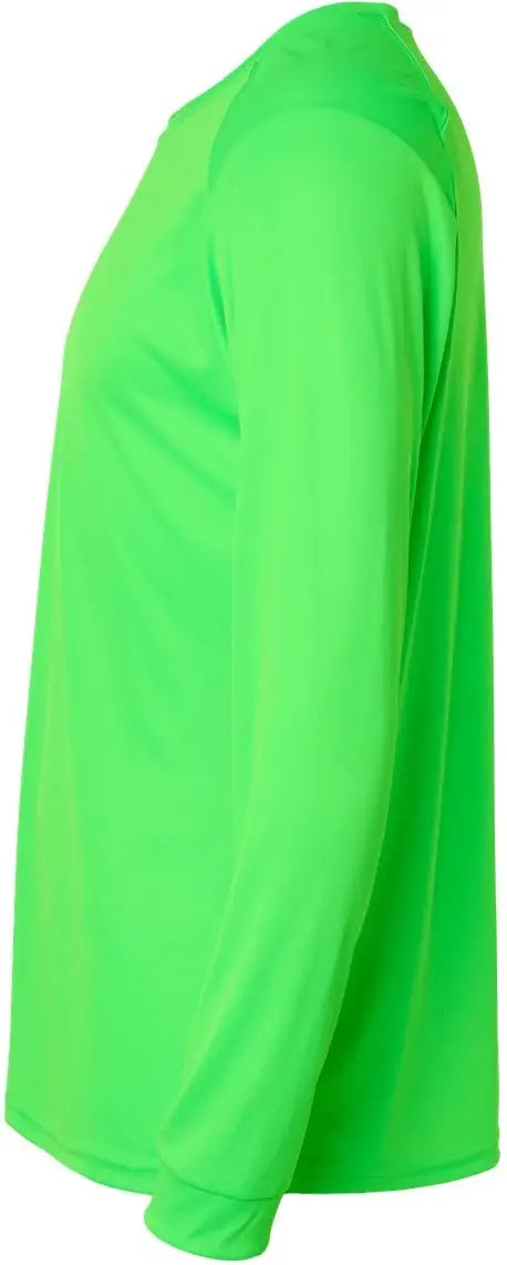 Paragon 210 Long Islander Performance Sleeve T-shirt - Neon Lime