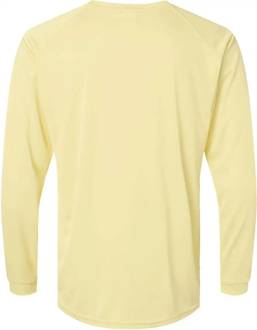 Paragon 210 Long Islander Performance Sleeve T-shirt - Pale Yellow - Adult Xs