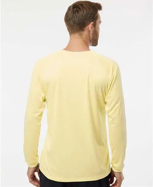 Paragon 210 Long Islander Performance Sleeve T-shirt - Pale Yellow