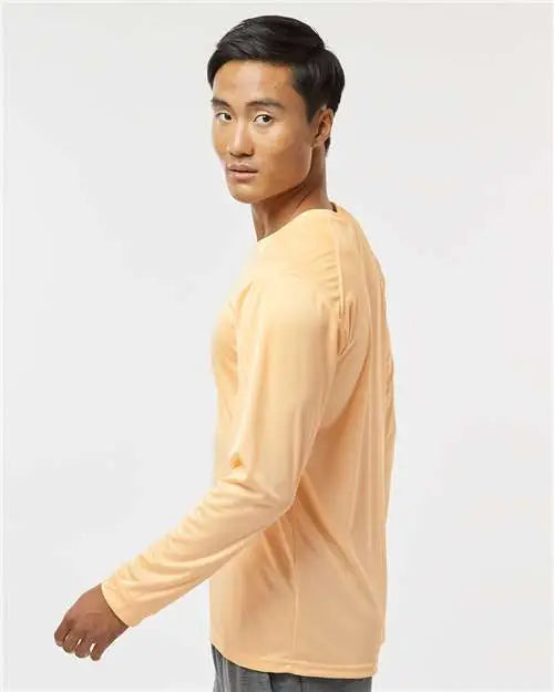 Paragon 210 Long Islander Performance Sleeve T-shirt - Peach