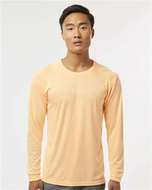 Paragon 210 Long Islander Performance Sleeve T-shirt - Peach
